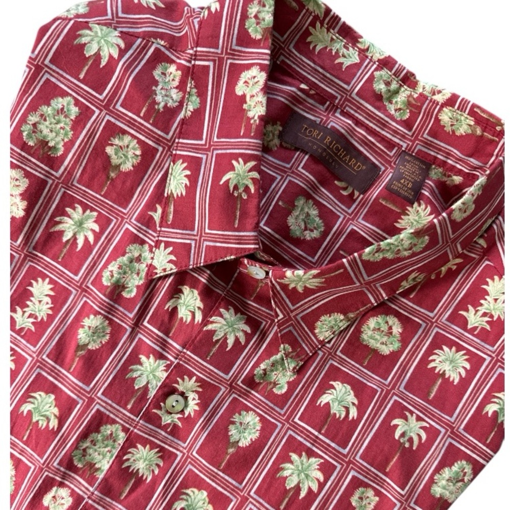 Tori Richard Made in USA Hawaiian Shirt Big Mans 4X Tropical Honolulu